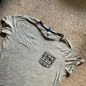 H&M Gray Pocket Basic Tee